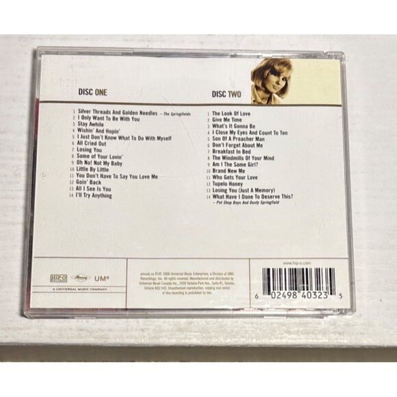 Dusty Springfield Gold 2-Disc CD Collection 2008 Compilation Classic Hits - Picture 2 of 7